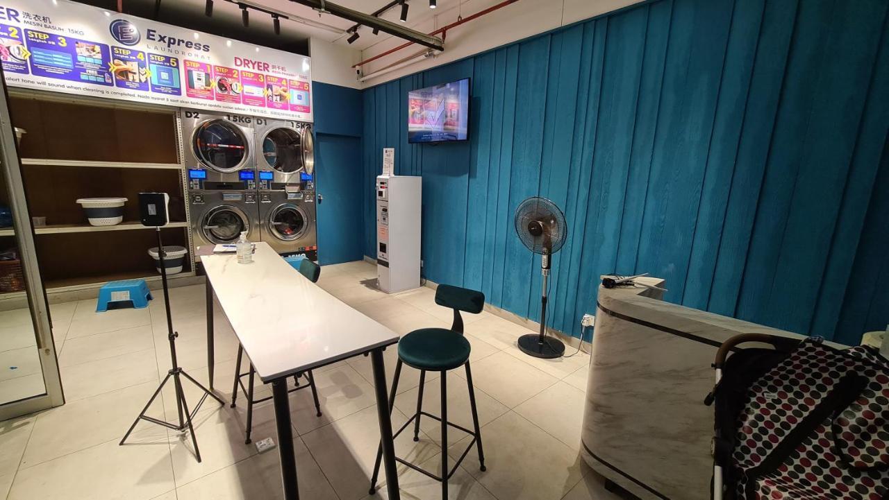 Aeropod Kk Corner Unit Near City And Airport 4 Pax Free Parking 亞庇 外观 照片
